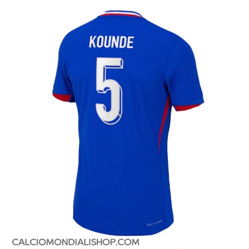 Maglie da calcio Francia Jules Kounde #5 Prima Maglia Europei 2024 Manica Corta